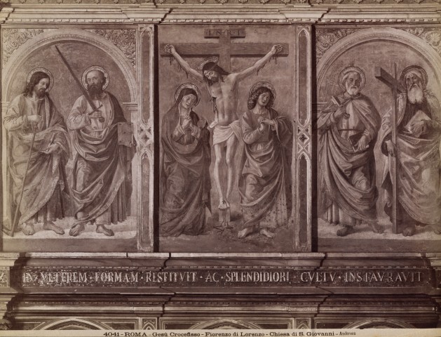 Anderson — Roma - Gesù Crocifisso - Fiorenzo di Lorenzo - Chiesa di S. Giovanni — insieme
